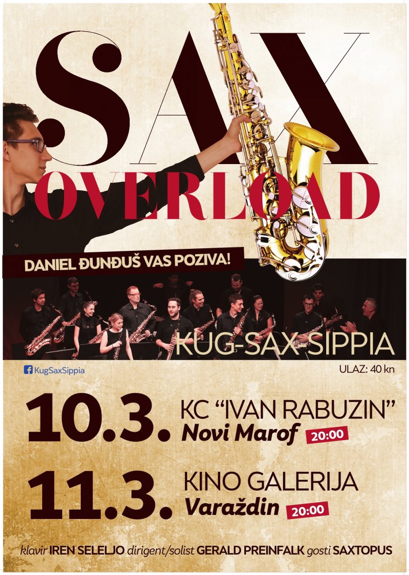 Gostovanje orkestra KUG-SAX-SIPPIA (Graz, Austrija)