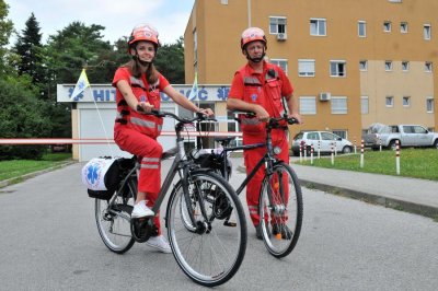 FOTO: Špancirerima će u pomoć prva priskočiti &quot;Hitna na biciklima&quot;