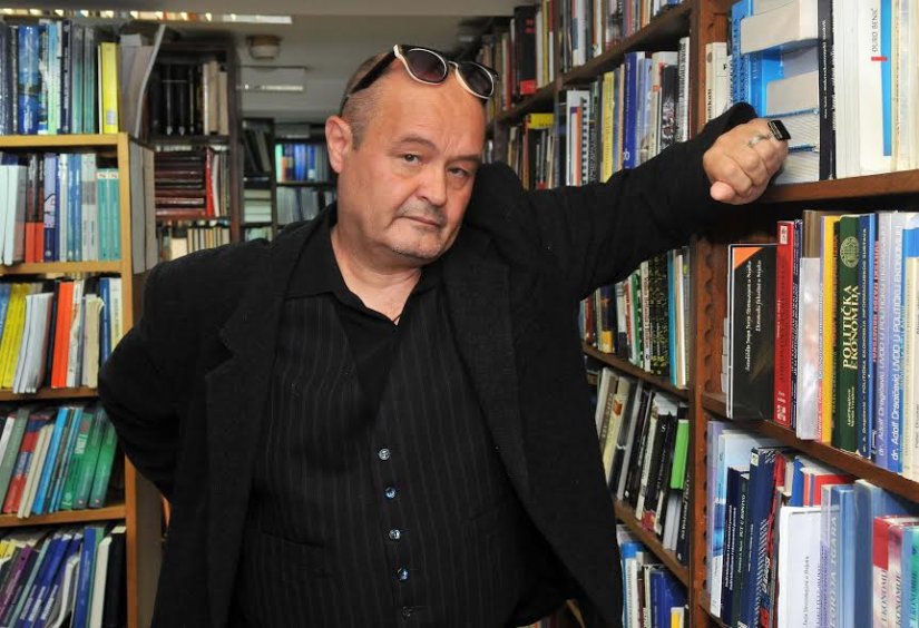 Delimir Rešicki u Gradskoj knjižnici "Metel Ožegović" u Varaždinu