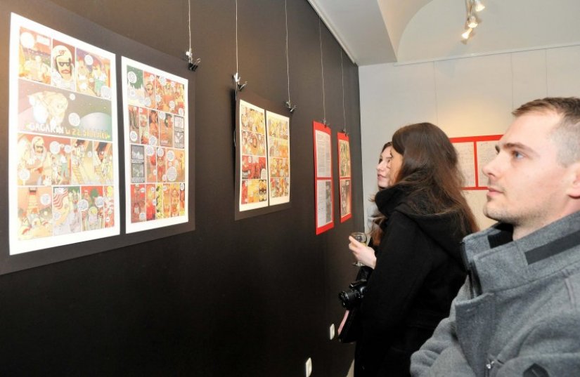 FOTO: Crtež, strip i film izloženi u Galerijskom centru Varaždin