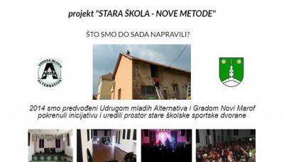 Prezentacija projekta „Stara škola – nove metode“ u petak u Novom Marofu