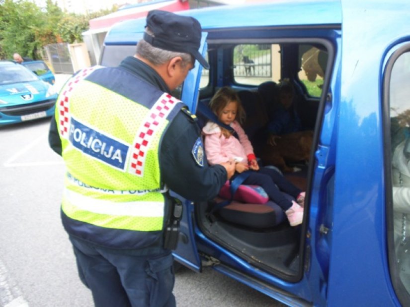 Rezultati akcije &quot;Zaštita Kikića u prometu&quot;: Čak 42 roditelja nepropisno prevozilo djecu