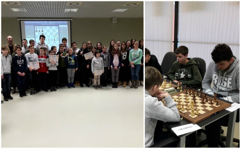 Poluzavršnica školskog državnog prvenstva regije sjever u šahu: Topličanci osvojili 2. mjesto