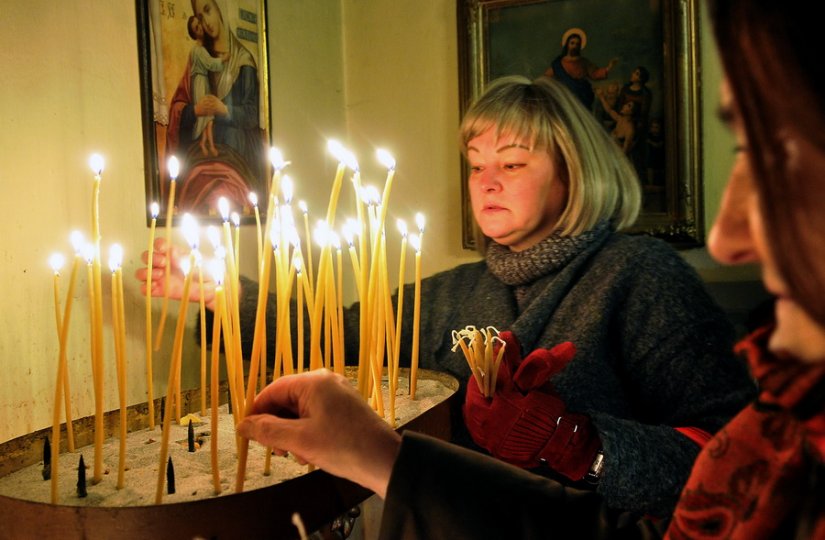 FOTO Pravoslavni vjernici proslavili Božić u crkvi sv. Georgija
