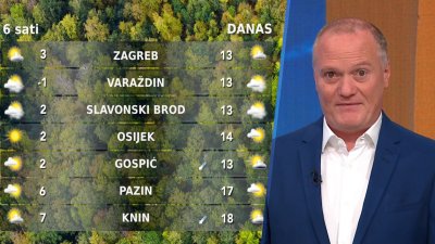 U Varaždinu ujutro -1°C, po temperaturi jedini grad u Hrvatskoj