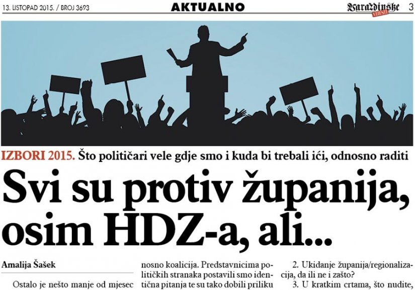 Što Varaždinskoj županiji obećavaju HDZ, HNS i Reformisti uoči parlamentarnih izbora?