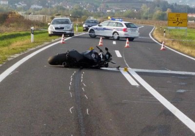 Ozlijeđeni motociklist hitno je prevezen u OB Varaždin