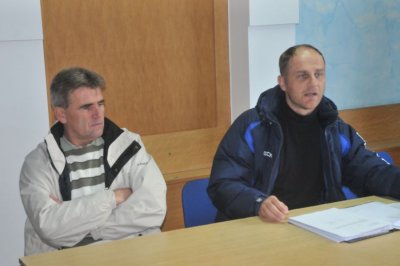 Rade Herceg (lijevo) i Goran Labaš obrazložili tešku situaciju u klubu