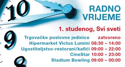 Lumini: Na Sve svete otvoreni Victus, CineStar, Stadium Bowling i kafići