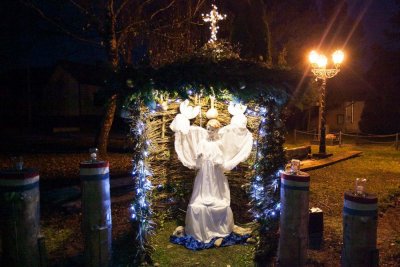 FOTO: Advent u općini Sračinec započeo uz unikatni adventski vijenac