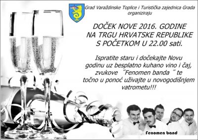 Doček nove 2016. u Varaždinskim Toplicama