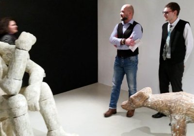U Galerijskom centru po prvi puta se predstavio mladi varaždinski kipar Ivan Mladenović