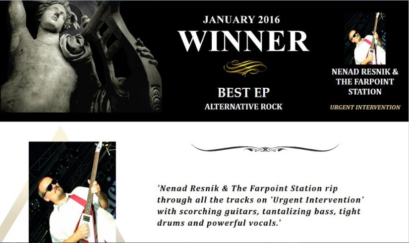 Nenad Resnik &amp; The Farpoint Station dobitnici Akademia Music Awards