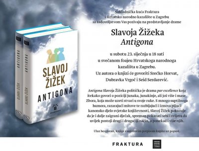 Slavoj Žižek napisao Antigonu za zagrebački HNK, u subotu gostuje u Filozofskom teatru