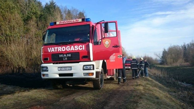 FOTO: Gorjela šuma i nisko raslinje na području Gornjeg Ladanja