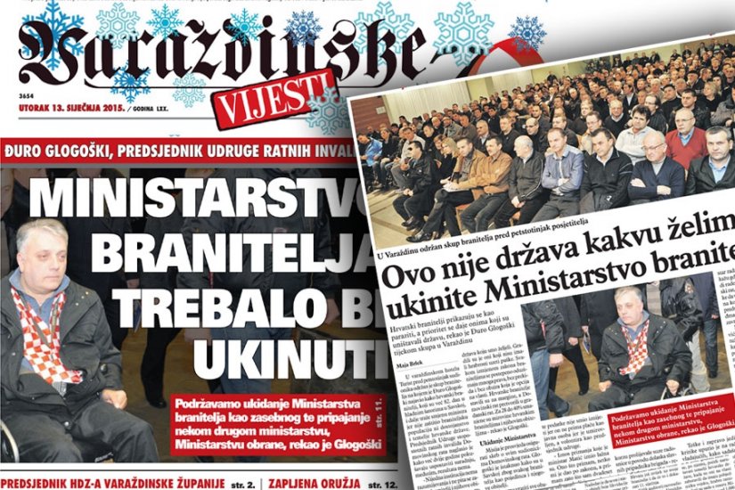 Glogoški vs. Glogoški: Ministarstvo branitelja (ne)treba ukinuti