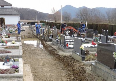 Počeli su pripremni radovi na uređenju groblja u Margečanu