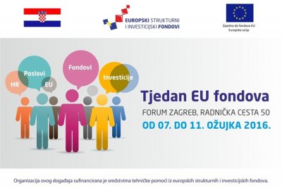 U Zagrebu predstavljanje mogućnosti korištenja sredstava iz europskih fondova