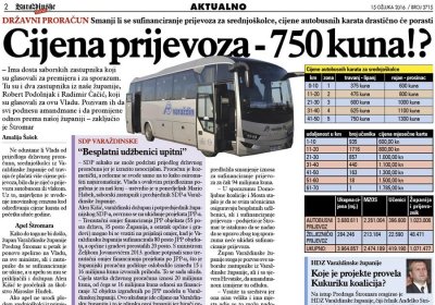 Koliko će srednjoškolci plaćati za prijevoz?