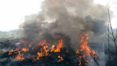 FOTO: U Gornjem Kućanu gorjele gume, u Bednjanskom Vrhovcu trava