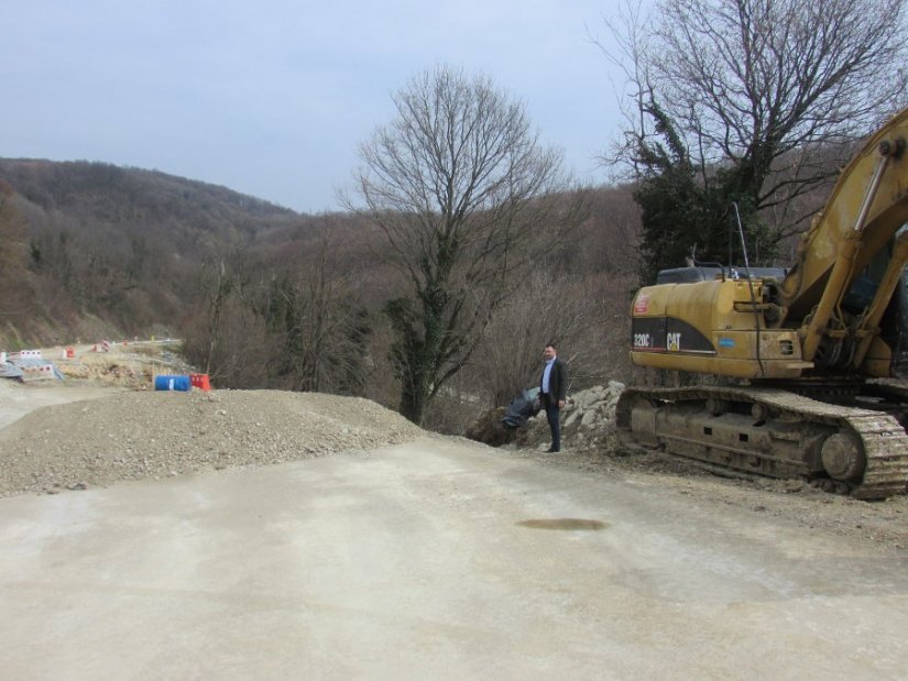 FOTO: Započela sanacija klizišta na prometnici Možđenec-Sudovec