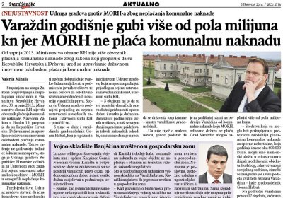 Kako Grad Varaždin gubi pola milijuna kuna godišnje od komunalne naknade