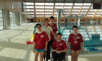 Članovi varaždinskog PK Vidra Otvorenom regionalnom prventstvu u plivanju za osobe s invaliditetom.