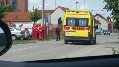 FOTO: Devetogodišnjak ozlijeđen u prometnoj nesreći u Varaždinu