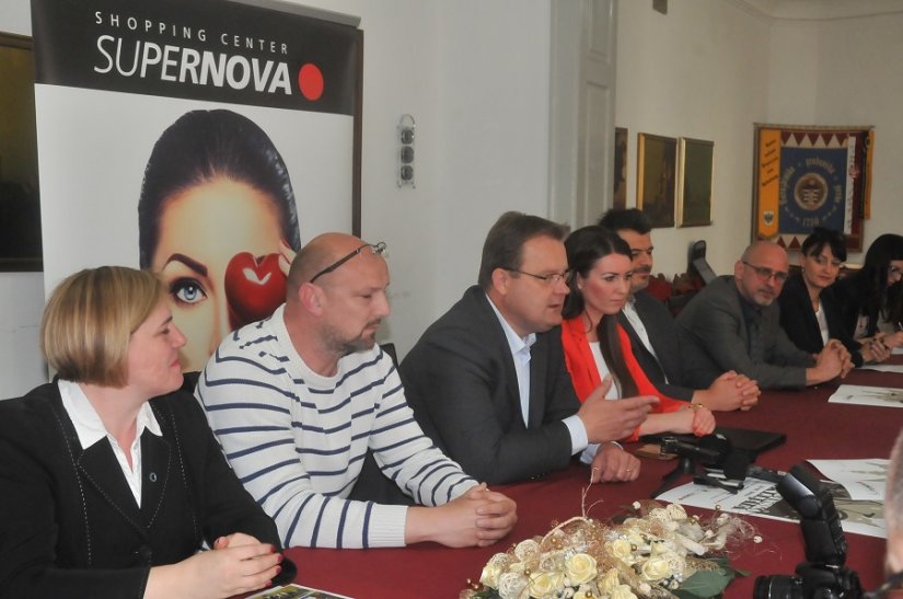 Današnja konferencija za novinare u Gradskoj vijećnici na kojoj su prezentirane pojedinosti 16. Varaždinske biciklijade