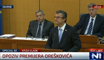Premijer Orešković odbacio sve optužbe HDZ-a za njegov opoziv