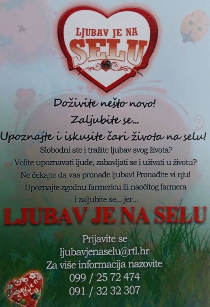 Emisija „Ljubav je na selu“ u potrazi je za novim kandidatima