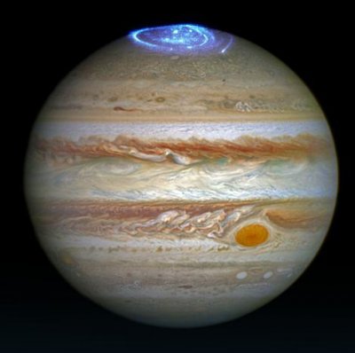 NASA objavila snimku polarne svjetlosti na Jupiteru, koju je zabilježio teleskop Hubble