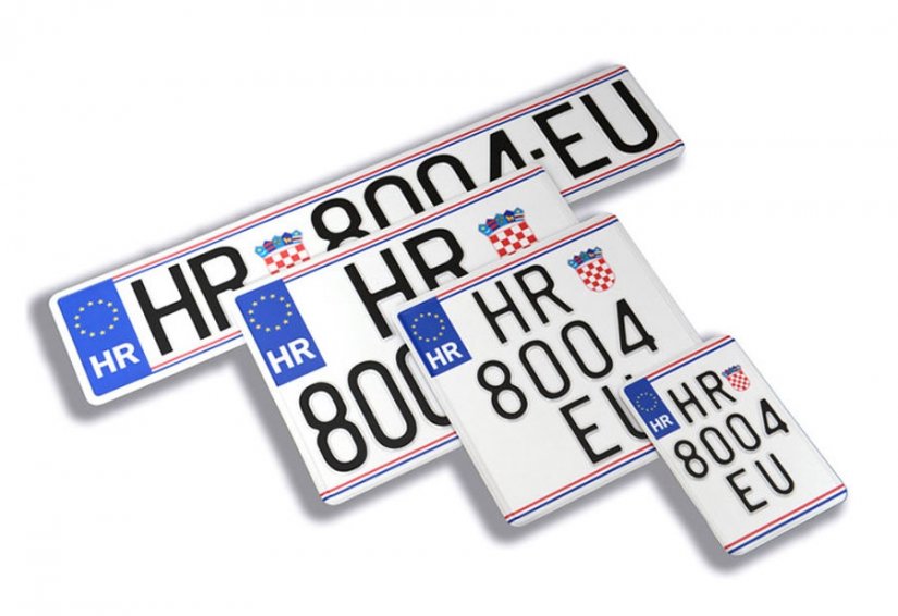Od danas nove registarske pločice s EU logom, cijene - smanjene