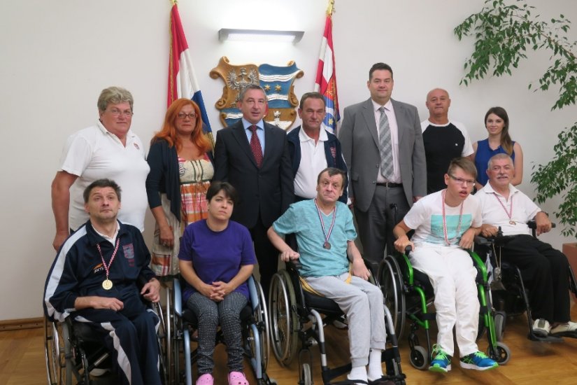 Održan prijem za članove Boćarskog kluba cerebralne i dječje paralize