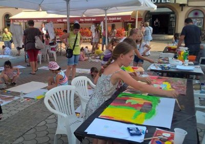 FOTO: Ulično slikanje okupilo i stare i mlade Ludbrežane