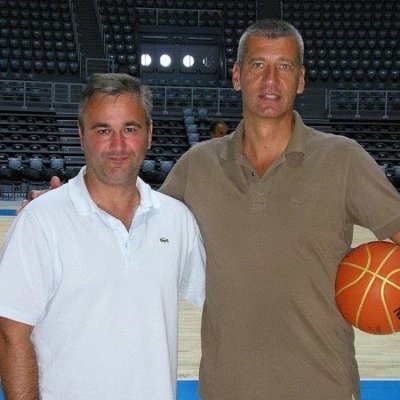 Dražen Cesar s izbornikom reprezentacije Aleksandrom Petrovićem