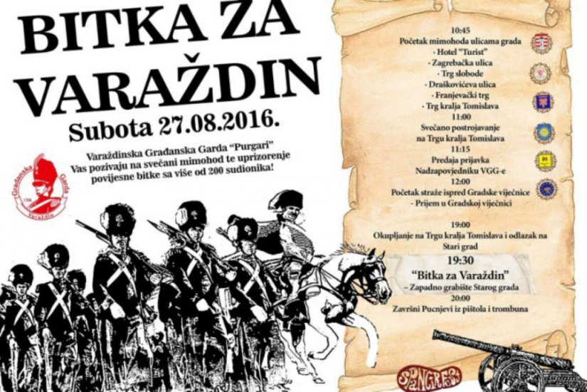 Purgari otkazali Bitku za Varaždin koja je trebala biti održana tijekom Špancirfesta