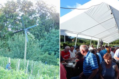 FOTO: Beretinečki vinogradari uz klopotec spremno dočekuju berbu