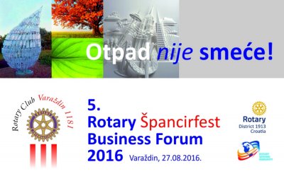 O otpadu na 5. Rotary Špancirfest Business Forumu