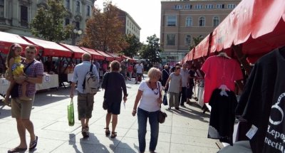 Lepoglavski festival čipke predstavljen na Cvjetnom trgu u Zagrebu