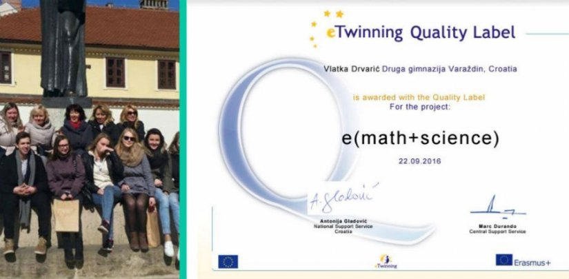 Izvrsnost Druge gimnazije Varaždin na eTwinningu