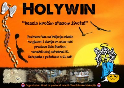 Uoči blagdana Svih svetih molitveno slavljeničko bdijenje za mlade &quot;Holywin&quot;