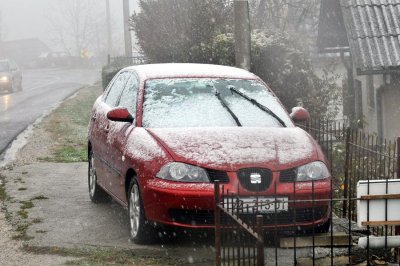 FOTO Prvi snijeg zabijelio Varaždin, Varaždinske Toplice i Varaždinbreg