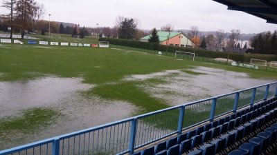 Jutrošnja fotografija sa stadiona Podravine jasno pokazuje zašto se utakmica danas ne može igrati