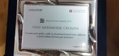 Turističkoj zajednici Međimurske županije vrijedno međunarodno priznanje u Švicarskoj