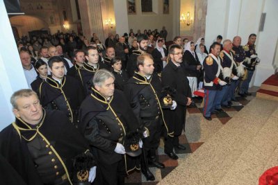 FOTO Ivanečki rudari &quot;išli k meši na Barbarino&quot; pod svjetlom baklji i rudarskih lampi