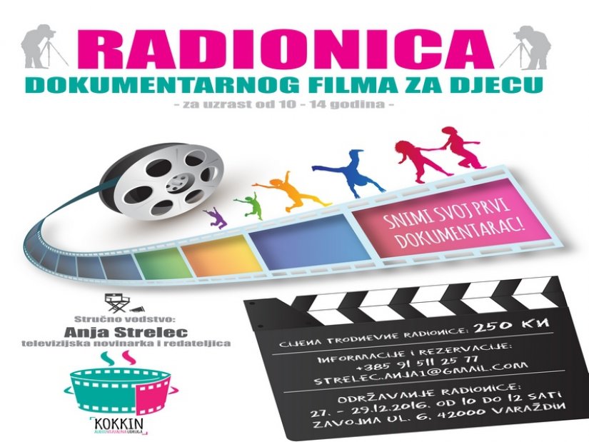 Radionica dokumentarnog filma za djecu od 10 do 14 godina