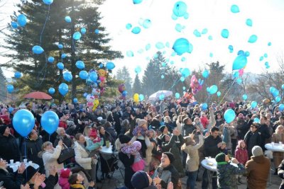 FOTO Puštanjem balona Novomarofčani dočekali Novu točno u podne