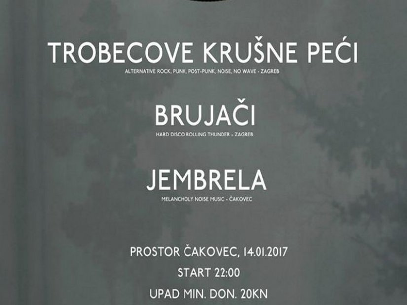 Trobecove krušne peći i Brujači nastupaju u Čakovcu