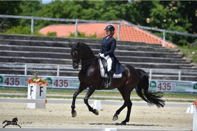 Jahačica KK Garestina, Karla Horvat, na međunarodnoj FEI listi